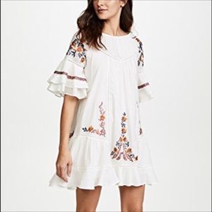 💥Free people white Pablo dress so adorable